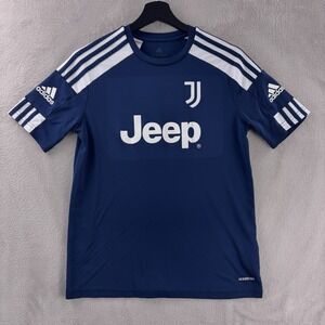 Adidas Juventus Soccer Jersey Kit Boys Size 13/14 Navy Soccer Aeroready